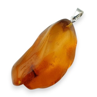 Bursztyn bałtycki zawieszka 46x24 mm nr 40