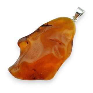 Bursztyn bałtycki zawieszka 47x28 mm nr 58