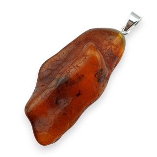 Bursztyn bałtycki zawieszka 48x23 mm nr 19