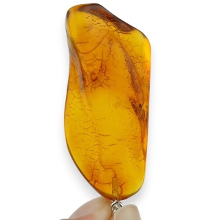 Bursztyn bałtycki zawieszka 49x22 mm nr 33