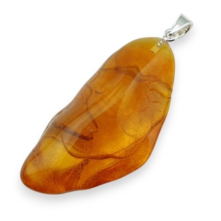 Bursztyn bałtycki zawieszka 49x25 mm nr 47