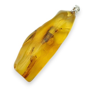 Bursztyn bałtycki zawieszka 54x23 mm nr 63