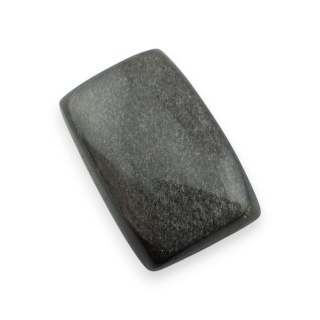 Silver obsidian cabochon 22x14 mm no 114