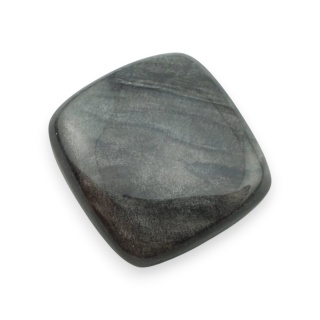 Silver obsidian cabochon 24x22 mm no 103