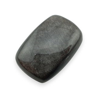Silver obsidian cabochon 25x17 mm no 82
