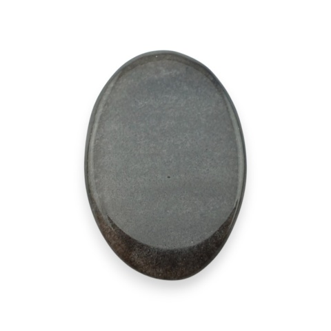 Obsydian srebrny kaboszon 27x18 mm nr 105