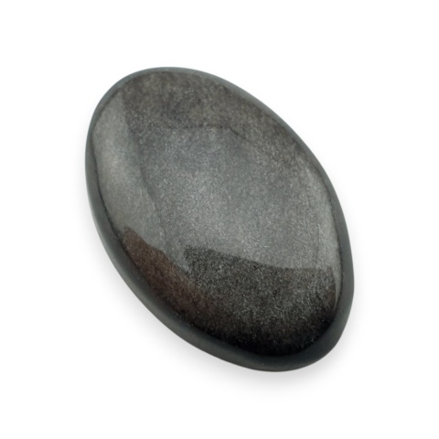 Obsydian srebrny kaboszon 27x18 mm nr 110