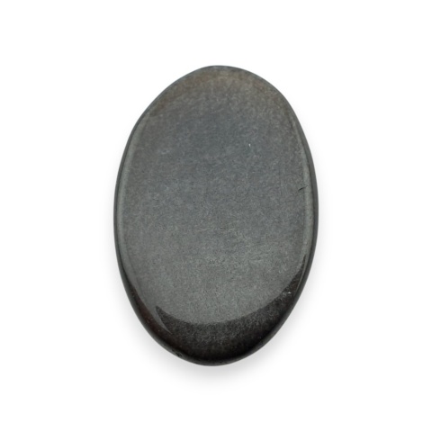 Obsydian srebrny kaboszon 27x18 mm nr 119