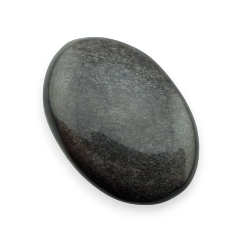 Obsydian srebrny kaboszon 28x19 mm nr 111