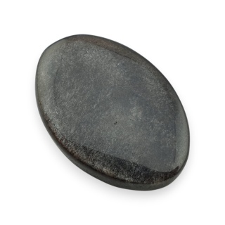Silver obsidian cabochon 28x19 mm no 98