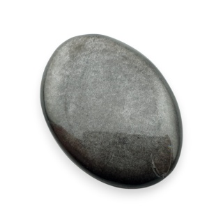 Silver obsidian cabochon 29x21 mm no 106