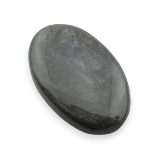 Silver obsidian cabochon 30x19 mm no 99