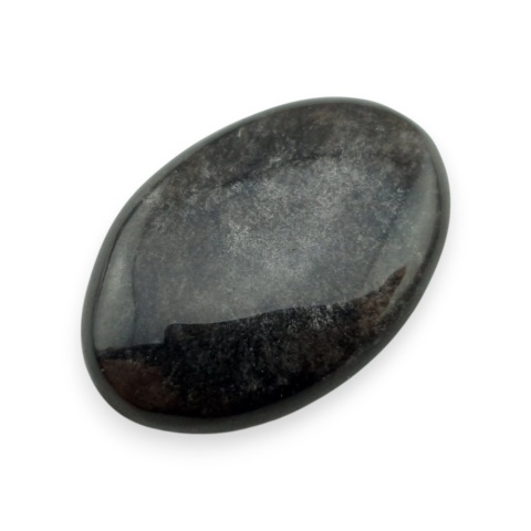 Obsydian srebrny kaboszon 30x20 mm nr 112