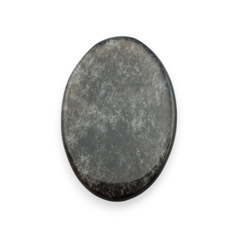 Obsydian srebrny kaboszon 30x20 mm nr 112