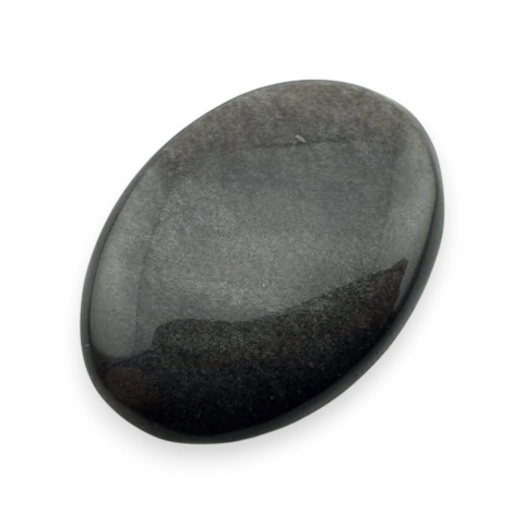 Silver obsidian cabochon 30x21 mm no 102