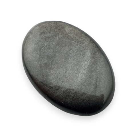 Silver obsidian cabochon 30x21 mm no 102