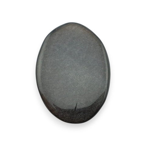 Silver obsidian cabochon 30x21 mm no 102