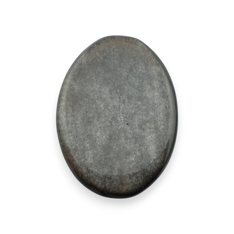 Obsydian srebrny kaboszon 30x21 mm nr 93