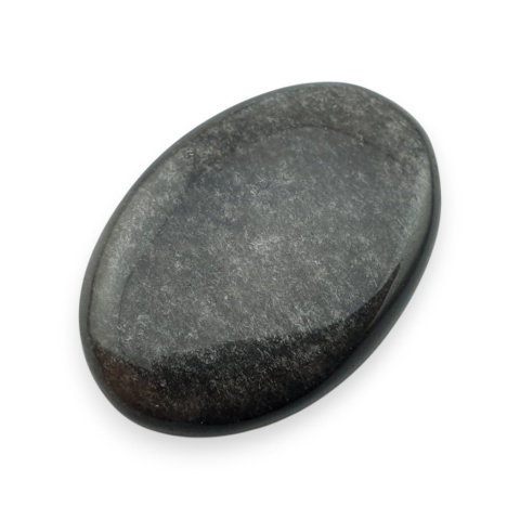 Obsydian srebrny kaboszon 30x21 mm nr 96