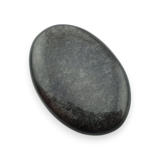 Silver obsidian cabochon 30x21 mm no 96