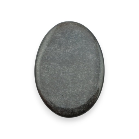 Obsydian srebrny kaboszon 30x21 mm nr 96