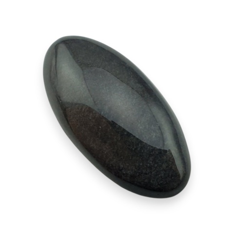 Obsydian srebrny kaboszon 31x16 mm nr 100