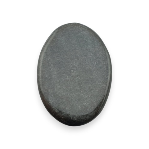 Silver obsidian cabochon 34x23 mm no 95