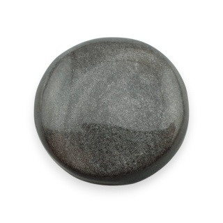 Silver obsidian cabochon fi 23 mm no 94