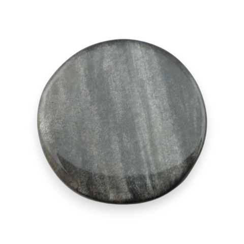 Obsydian srebrny kaboszon fi 24 mm nr 89