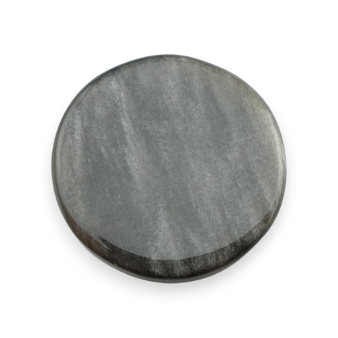 Obsydian srebrny kaboszon fi 26 mm nr 92