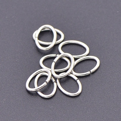 Ogniwo owalne stal szlachetna 9,5x6,5x1 mm 10 szt