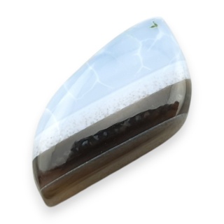 Opal niebieski kaboszon 32x16 mm nr 326