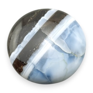 Opal niebieski kaboszon fi 25 mm nr 329