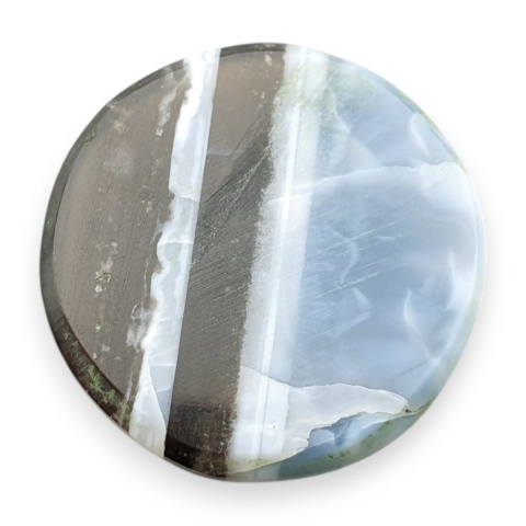 Opal niebieski kaboszon fi 25 mm nr 329