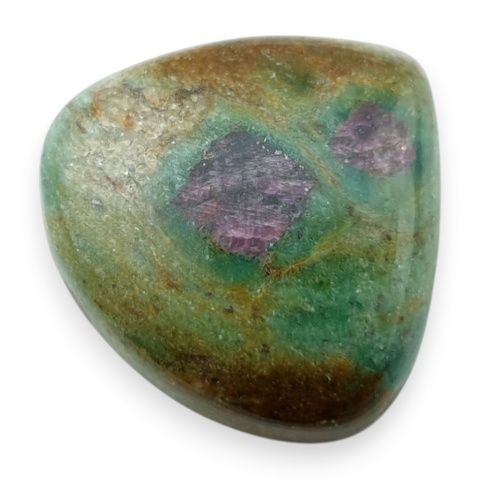 Rubin w fuchsycie kaboszon 24x23 mm nr 138