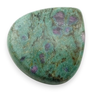 Rubin w fuchsycie kaboszon 26x24 mm nr 129