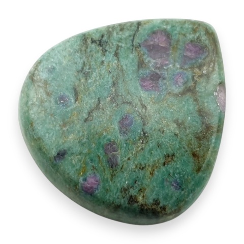 Rubin w fuchsycie kaboszon 26x24 mm nr 129