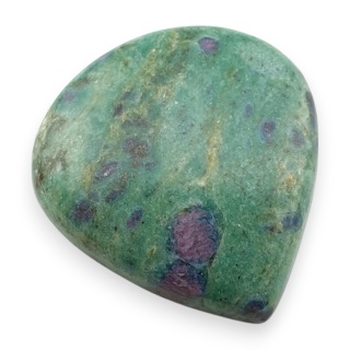 Rubin w fuchsycie kaboszon 26x24 mm nr 136