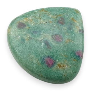 Rubin w fuchsycie kaboszon 26x26 mm nr 85