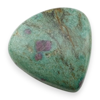 Rubin w fuchsycie kaboszon 26x26 mm nr 89