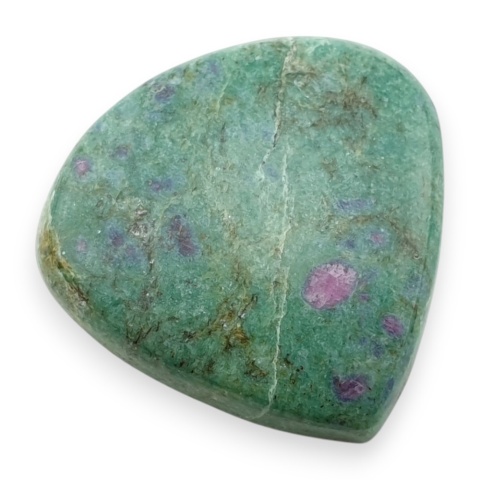 Rubin w fuchsycie kaboszon 28x27 mm nr 125