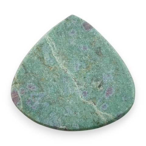 Rubin w fuchsycie kaboszon 28x27 mm nr 125