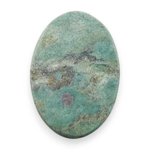 Rubin w fuchsycie kaboszon 29x19 mm nr 112