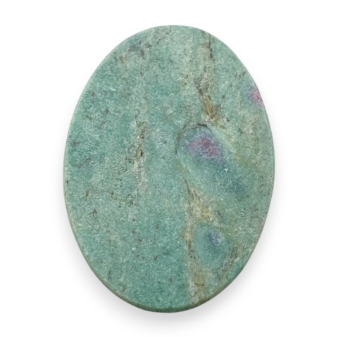 Rubin w fuchsycie kaboszon 29x20 mm nr 108