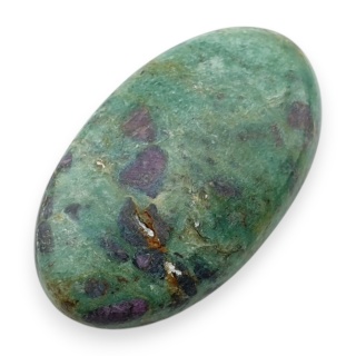 Rubin w fuchsycie kaboszon 30x18 mm nr 123