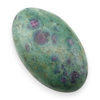 Rubin w fuchsycie kaboszon 31x18 mm nr 77