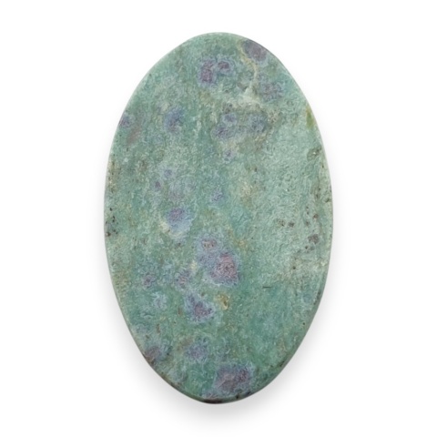 Rubin w fuchsycie kaboszon 31x18 mm nr 77