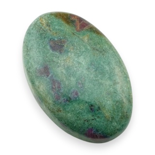 Rubin w fuchsycie kaboszon 31x20 mm nr 106