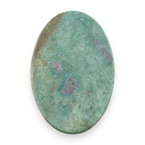 Rubin w fuchsycie kaboszon 31x20 mm nr 106