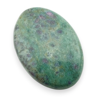 Rubin w fuchsycie kaboszon 32x22 mm nr 84